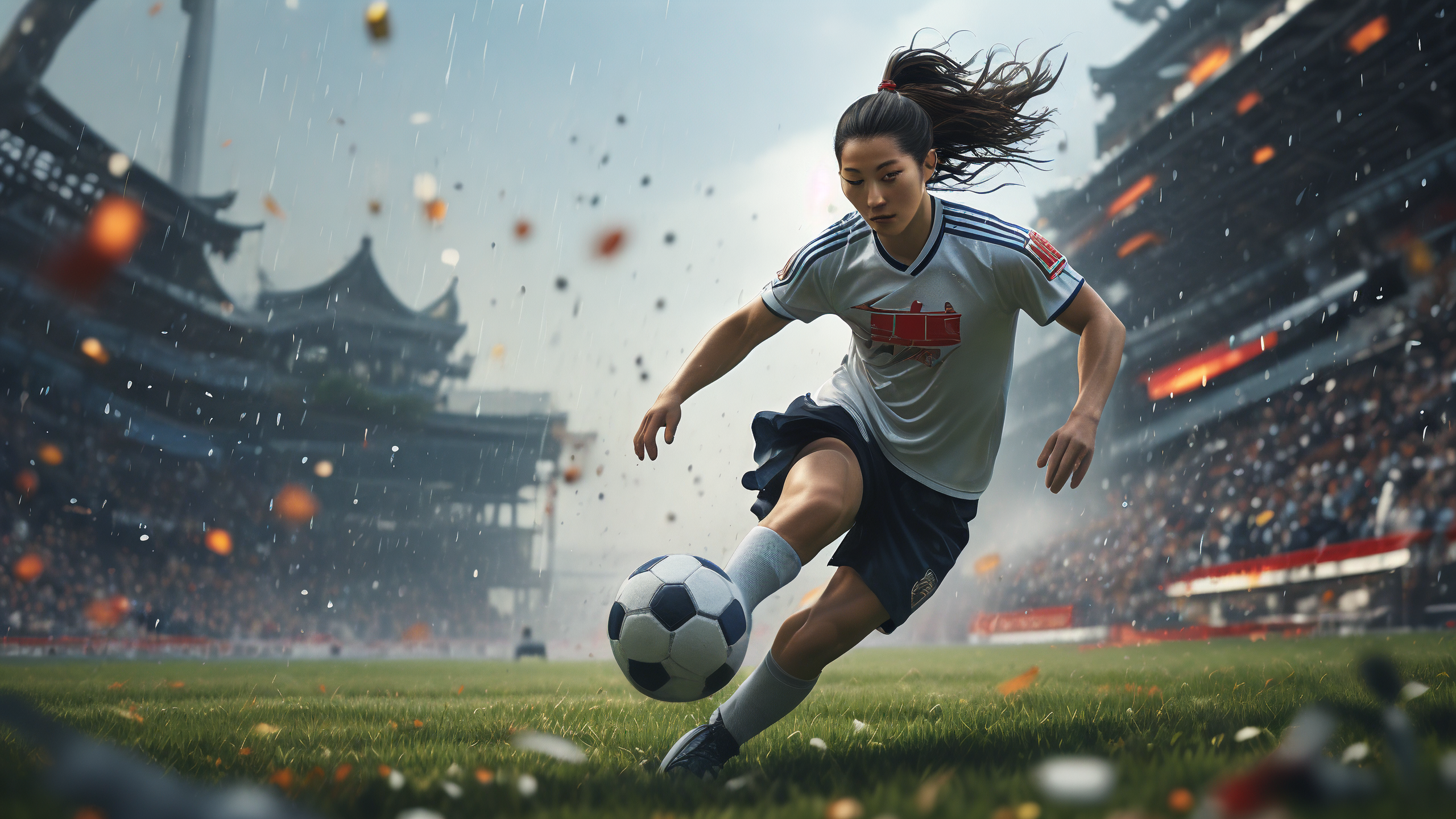 踢球比赛赛场上赛出风采,球员实力出众 踢球比赛赛场上赛出风采,球员实力出众